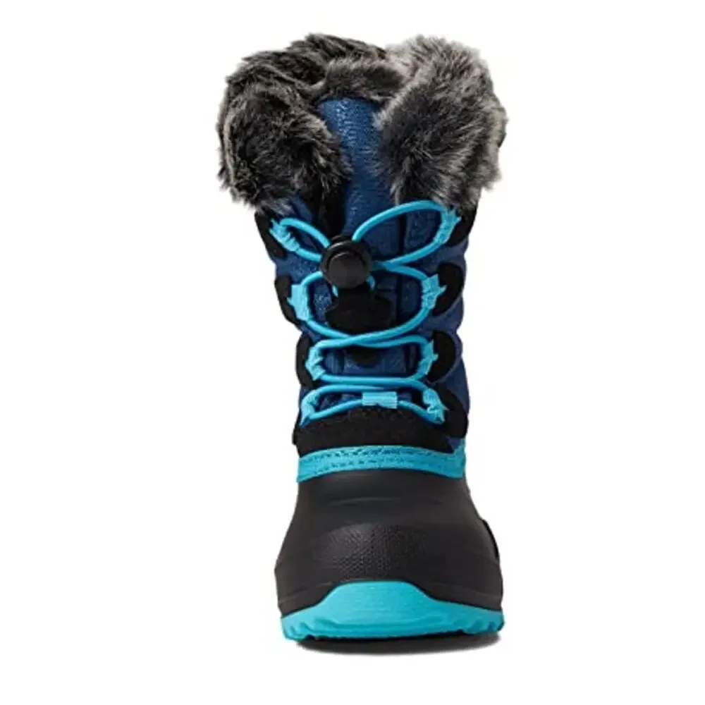 Kamik Kids Snowangel Winter Boots US 12 EU 30 Navy Blue Waterproof GUC